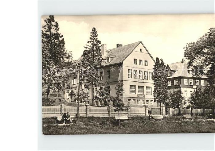 Schierke Harz FDGB- Erholungsheim August Babel