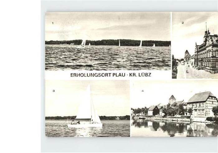 Plau See Plauer See Marktplatz Strandstrasse