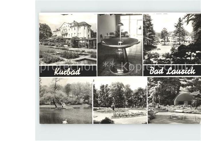 Bad Lausick Kurbad Trinkhalle Schwanenteich