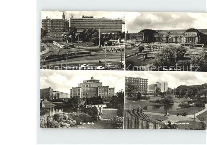 LEIPZIG Sachsen Hauptbahnhof Interhotel Stadt Leipzig Opernhaus