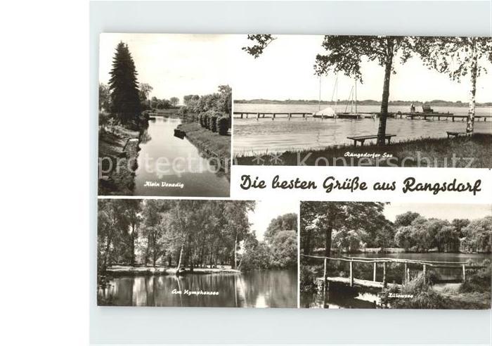 Rangsdorf Nymphensee Klein Venedig Rangsdorfer See