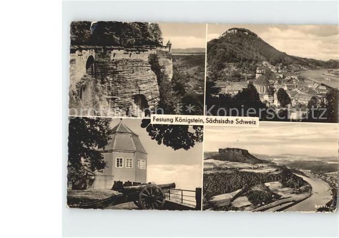Koenigstein Saechsische Schweiz Festung