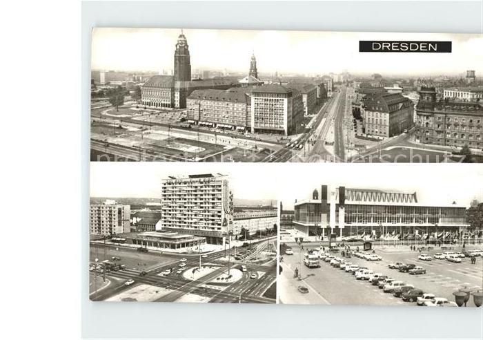 DRESDEN Elbe Rathaus Ernst Thaelmann-Strasse