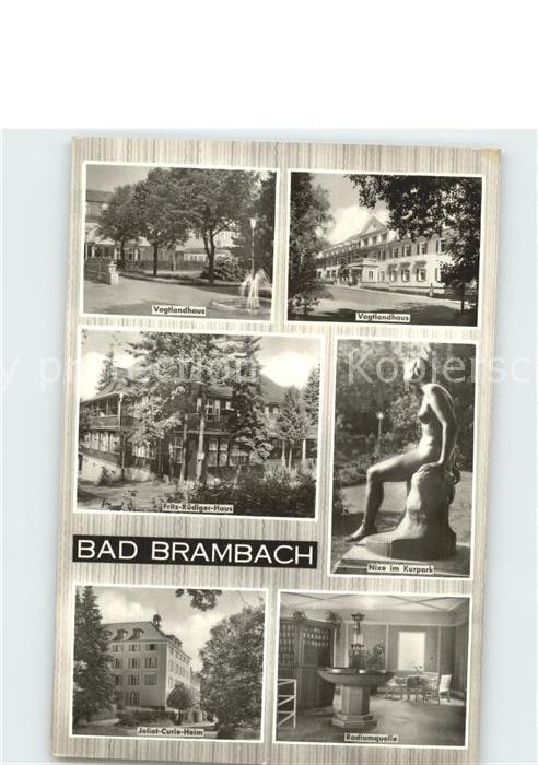 Bad Brambach Vogtlandhaus Nixe Kurpark Joliot-Curie-Heim