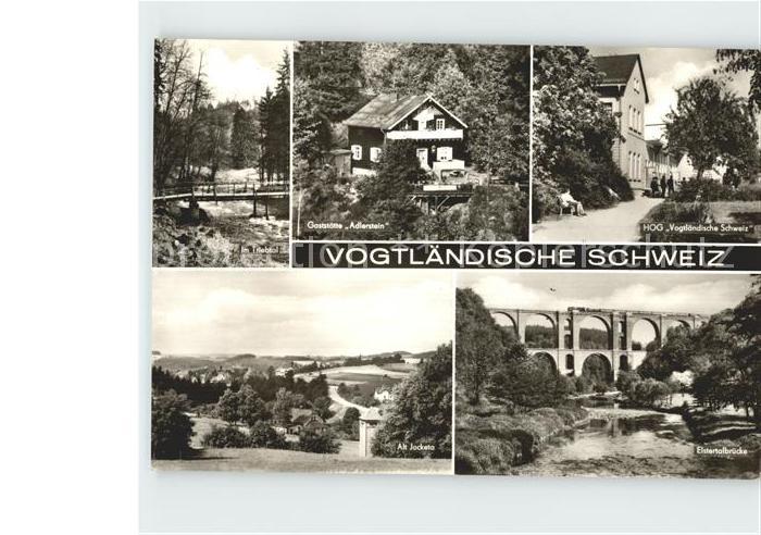 Plauen Vogtland HOG Vogtlaendische Schweiz Gaststaette Adlerstein Triebtal