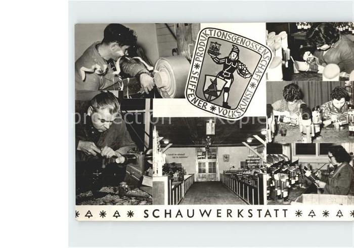 Seiffen Erzgebirge Schauwerkstatt Seiffener Volkskunst