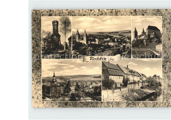 Rochlitz Sachsen Stadtansicht