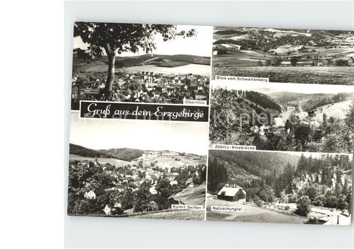 Seiffen Erzgebirge Natzschungtal Blick vom Schwartenberg Olbernhau
