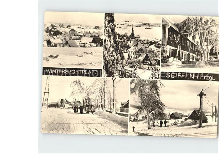 Seiffen Erzgebirge Winter Stadtansicht