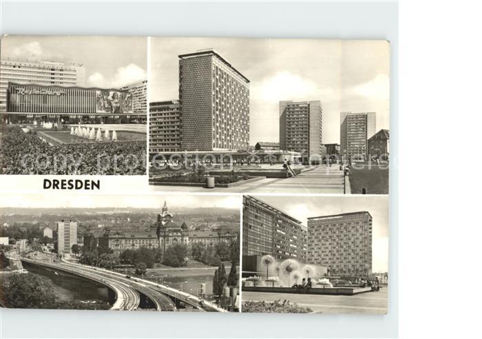 DRESDEN Elbe Restaurant und Interhotel Bastei Interhotel NEWA Wasserspiele in de