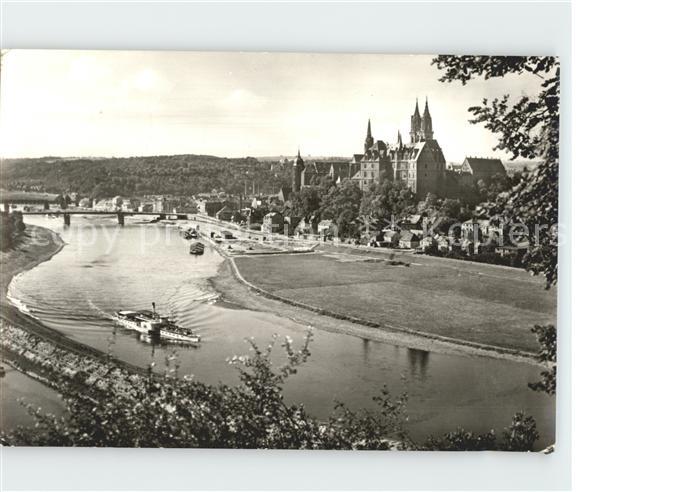 Meissen Elbe Sachsen Blick von Proschwitz