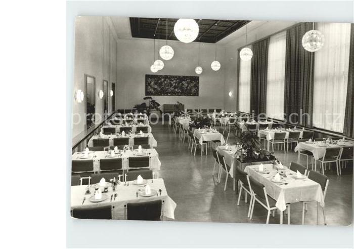 Berga Elster Erholungsheim Wismut Speisesaal