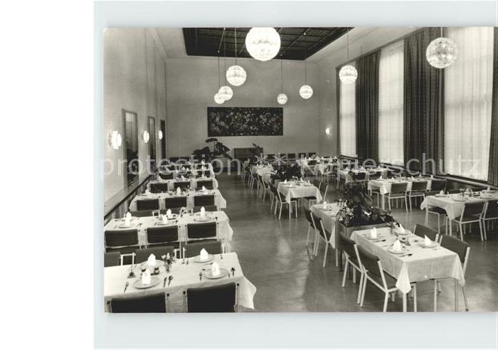 Berga Elster Erholungsheim Wismut Speisesaal