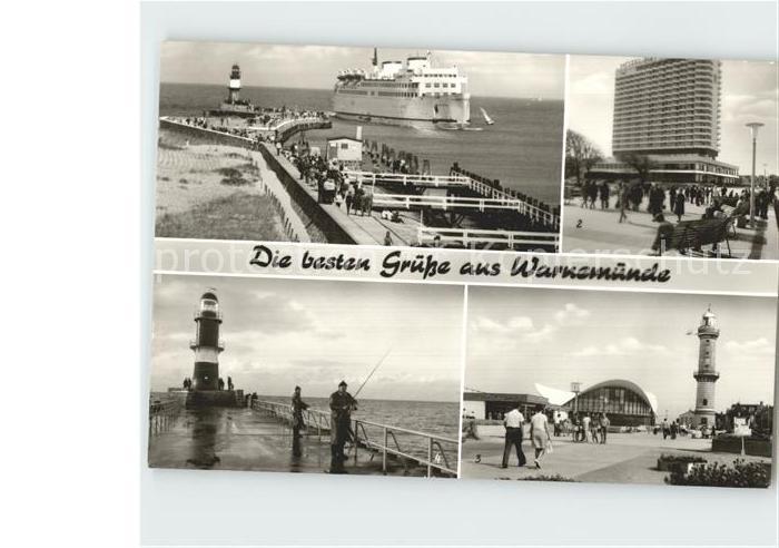 Warnemuende Ostseebad Hotel Neptun Faehrschiff Warnemuende Strandpromenade An de
