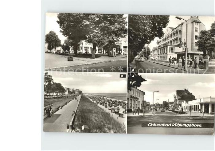 Kuehlungsborn Ostseebad Strandstrasse Kreiskrankenhaus Poliklinik Maxim Gorki St