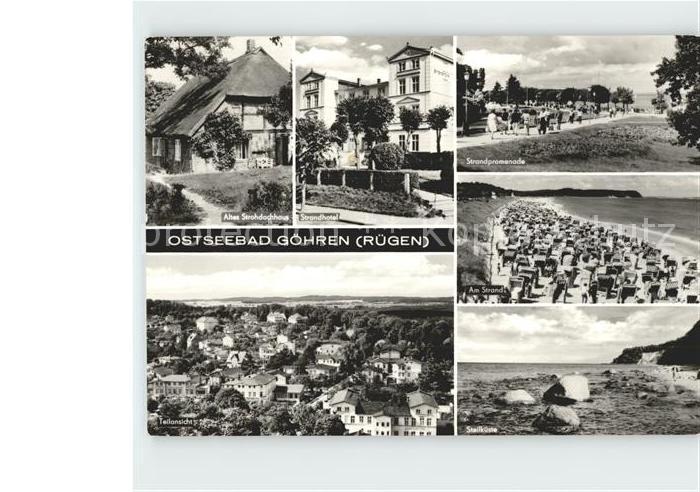 Goehren Ruegen Strand Teilansicht Strandpromenade