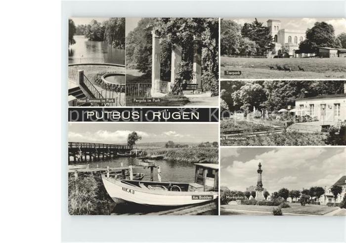 Putbus Ruegen Marktplatz Tierpark Bodden