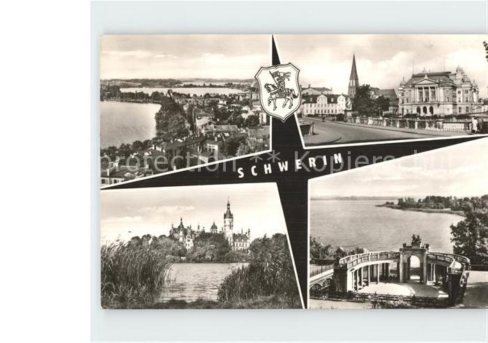 Schwerin Mecklenburg Stadtansicht
