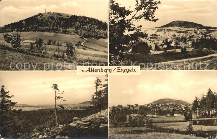Altenberg Erzgebirge Berg Ortsansicht