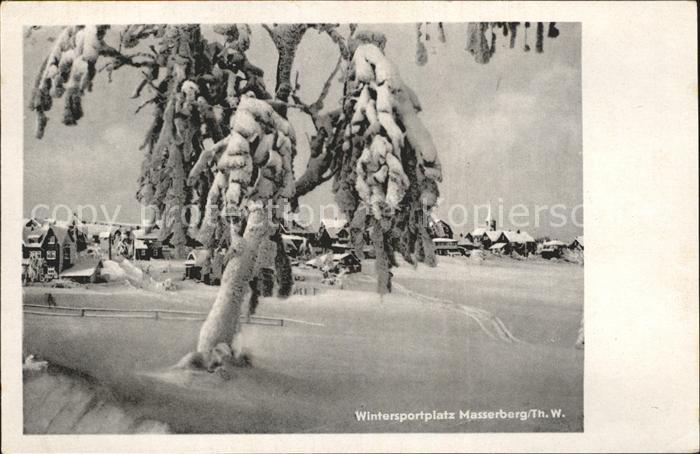 Masserberg Wintersportplatz Thueringen