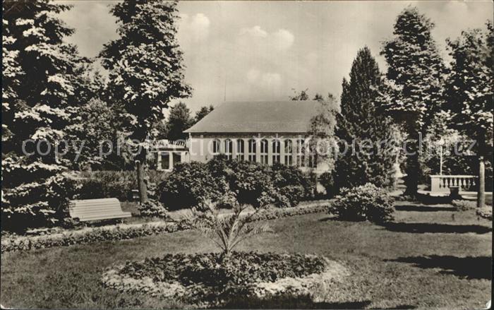 Brambach Bad Radium Kurpark Festhalle