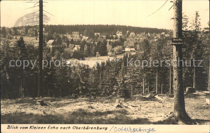Oberbaerenburg Baerenburg Kleinen Echa Osterzgebirge