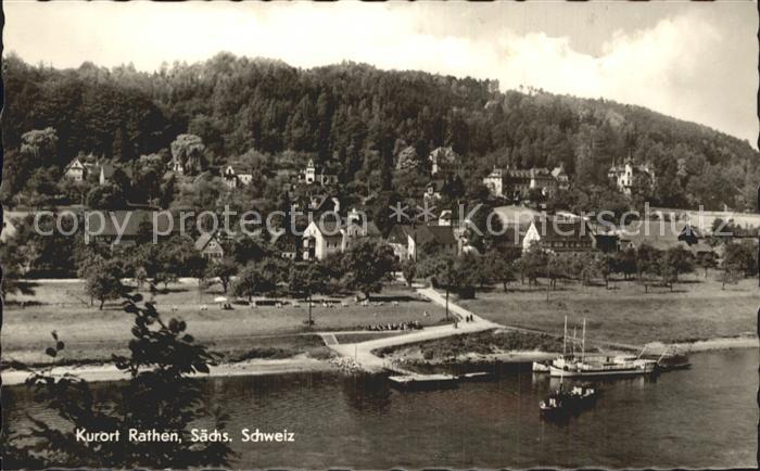 Rathen Saechsische Schweiz Kurort Elbe