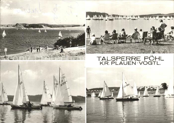 Poehl Vogtland Talsperre Strand Segelregatta