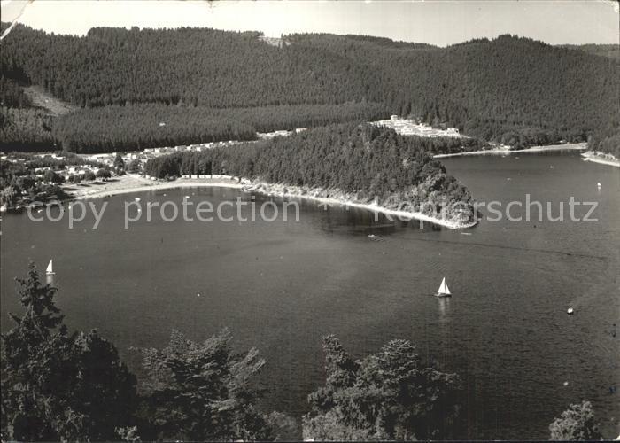 Hohenwarte Talsperre Hermannsfelsen