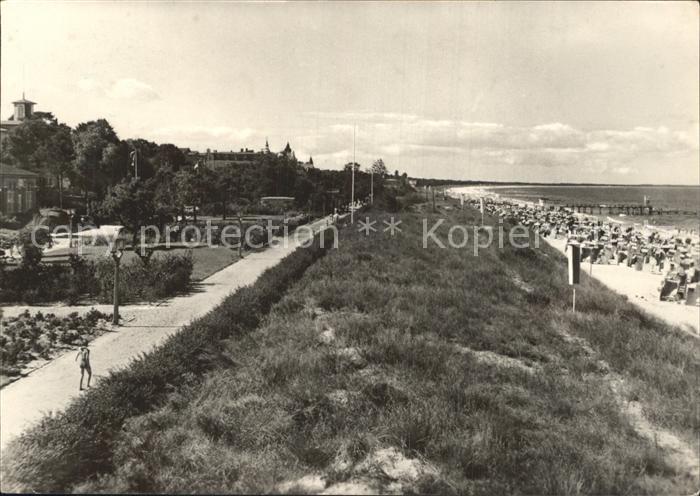 Zinnowitz Ostseebad Promenade Strand