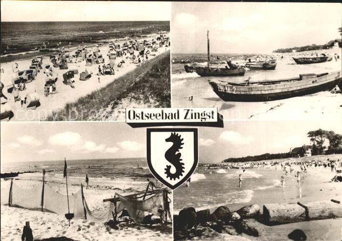 Zingst Ostseebad Strand Boote