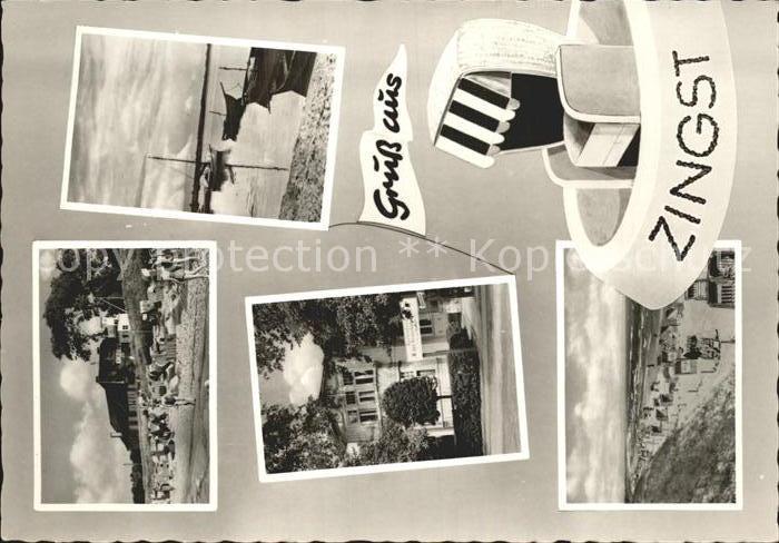 Zingst Ostseebad Strand Boote Strandkorb