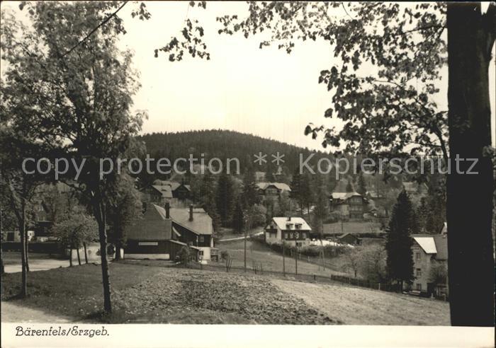 Baerenfels Erzgebirge Ortsansicht