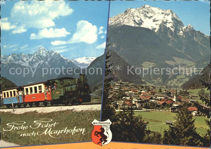 Mayrhofen Zillertal Luftkurort Gruenberg Zillertalbahn