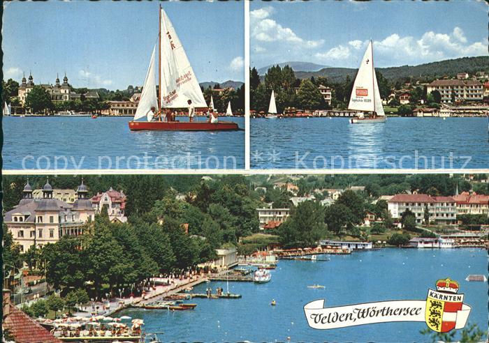 Velden Woerthersee Kaernten Ferienparadies Segelboote