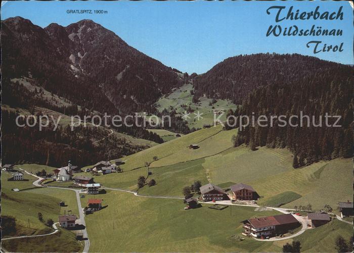 Thierbach Wildschoenau Sommererholungsort Wintererholungsort Tirol