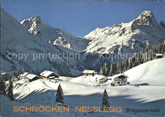 Schroecken Vorarlberg Nesslegg Hochtannbergpass Rothorn Kuenzelspitze