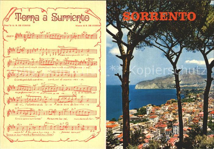 Sorrento Campania Torna Surriento Lied