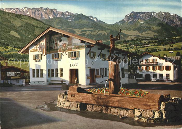 Reit Winkl Dorfplatz Kaisergebirge