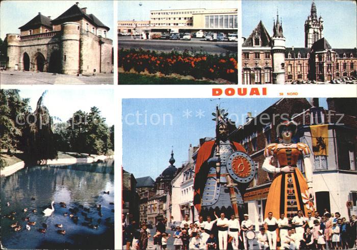 Douai 59 Bahnhof Rathaus Park