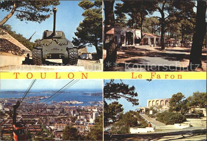Toulon Var Le Faron Panzer Bergbahn Ansicht
