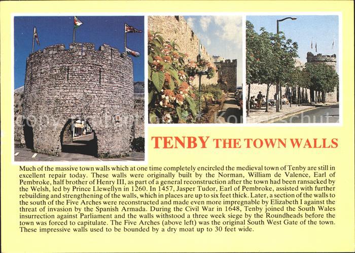 Tenby Town Walls Stadtmauern