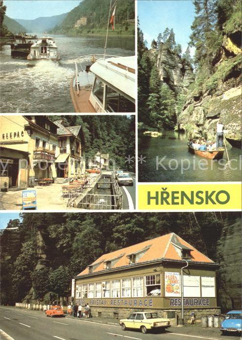Hrensko Restaurant Klepac Hotel Pfistav Bootsfahrt Prebischtor