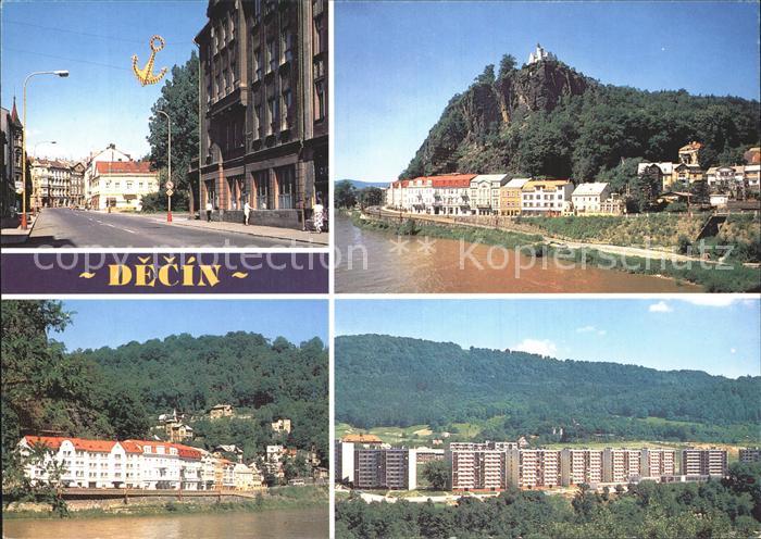 Decin Boehmen Ortsansichten Schloss