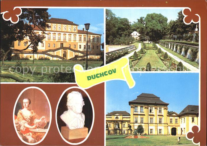 Duchcov Schloss Galerie Park