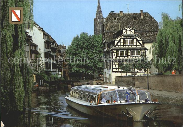 Strasbourg Alsace Ill Ufer Kathedrale