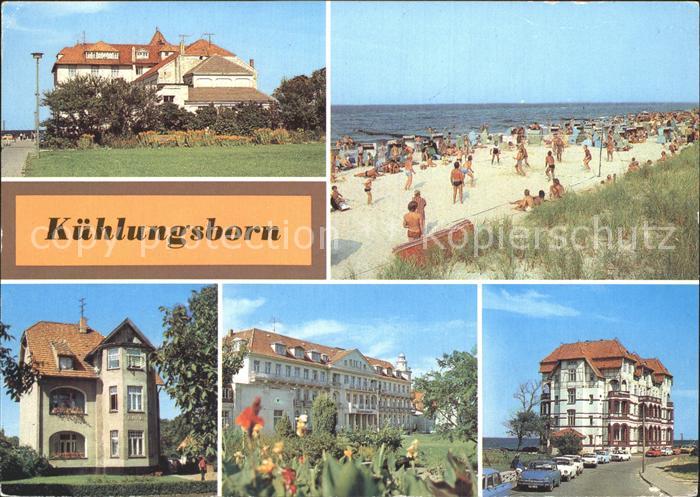 Kuehlungsborn Ostseebad FDGB Erholungsheim Jochen Weigert Strand Haus Georgine S