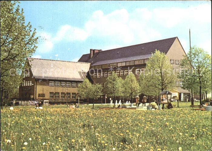 Johanngeorgenstadt Platz des Bergmanns Wismut Handel Kaufhaus