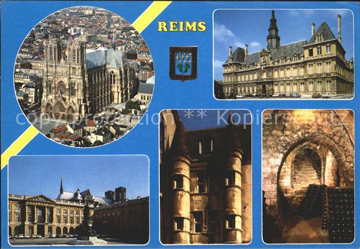 Reims Champagne Ardenne Kathedrale Rathaus Denkmal Ludwig XV