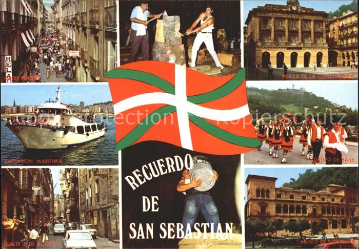 San Sebastian  Pais Vasco ES Calle Puerto Plaza de La Constitucion Grupo di Bail